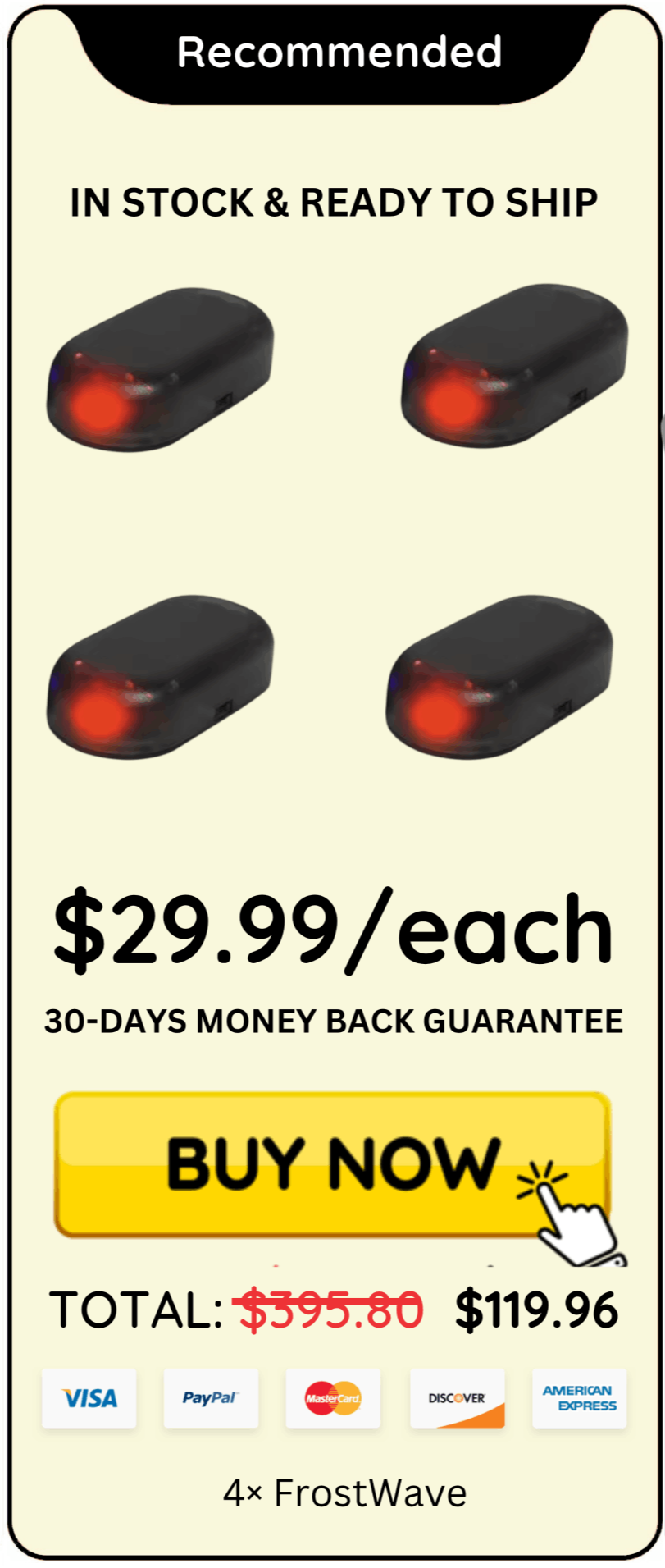 FrostWave offer price 